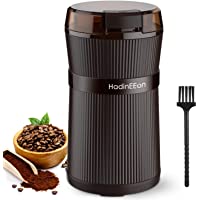 HadinEEon Molinillo de Especias y Café Eléctrico- 200W Lavable Portátil de Granos de Café y Molinillo de Especias…